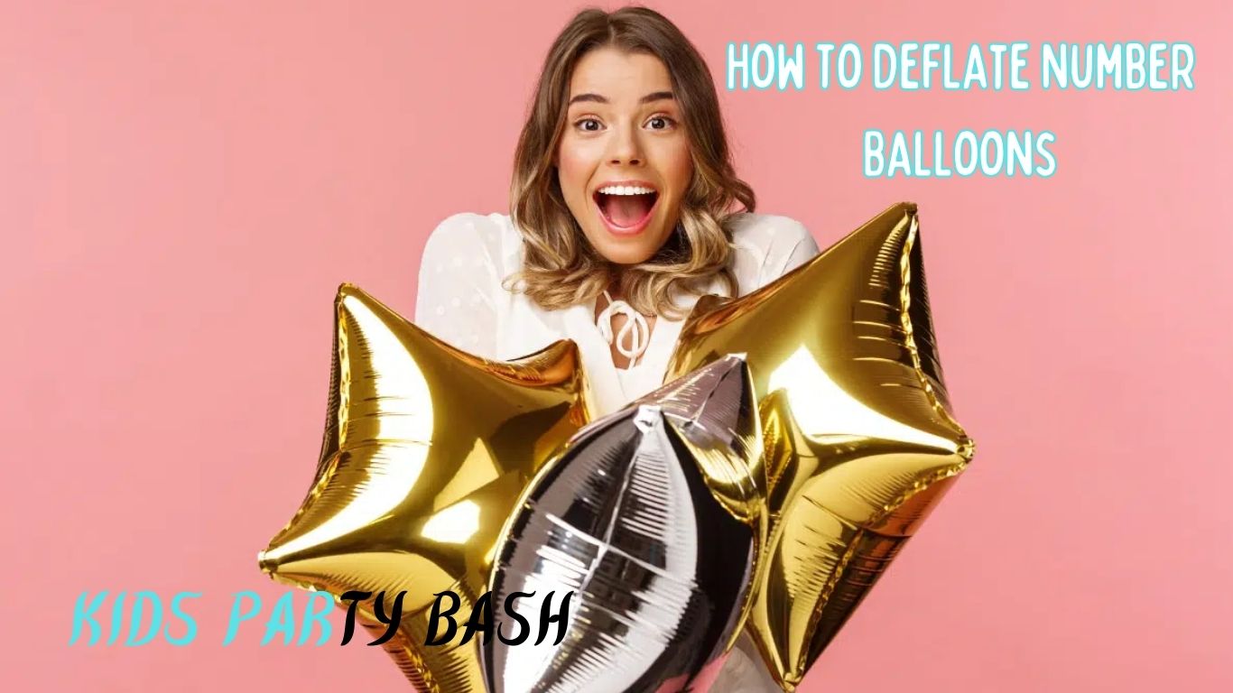 How To Deflate Number Balloons