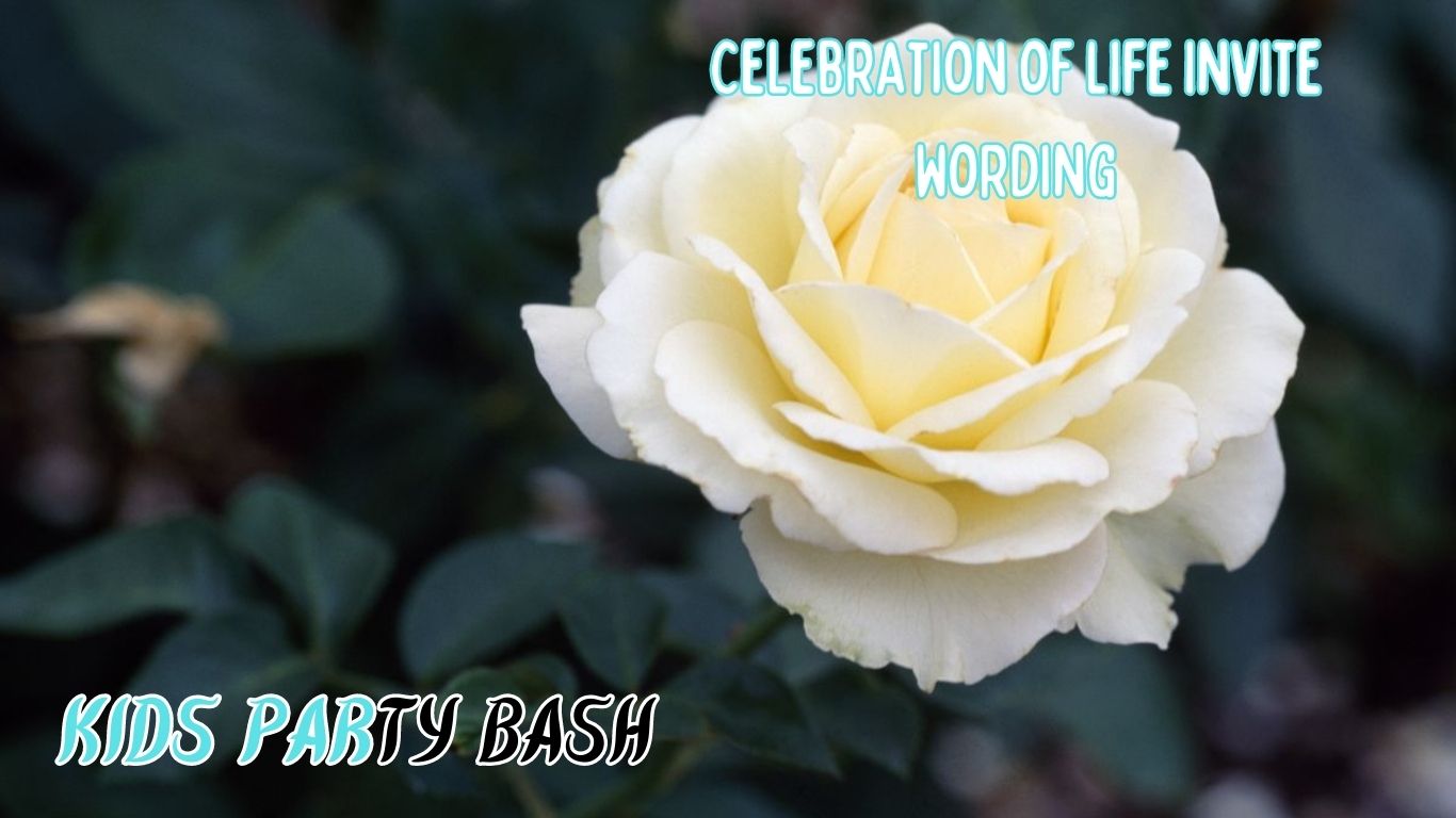 Celebration of Life Invite Wording