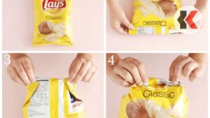 How To Fold Close A Chip Bag